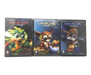 Creatures PC Video Game Triple Pack, Exodus, The Albian Years, Village