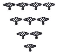 Creatwls 10PCS Vintage Black Bird Cage Spiral Shape Cabinet Knob Cupboard Drawer Pull Handle for Cupboard, Kitchen and Bathroom Cabinets, Closet,Wardrobe,Shutters, etc