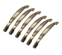 Creatwls 6 pcs Retro Style Drawer Pull Handle Wardrobe Hardware Kitchen Cabinet Door Handles Bedroom Furniture Cupboard Handles Pull, Hole Distance 96mm/ 128mm