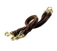 Creatwls Multi-functions Belt for Dog leash, Dog Collar Leather,Leash Leather,Dog Double Leashes,P-Leash,Hands-free Leash, Leather Collar and Leash All in one