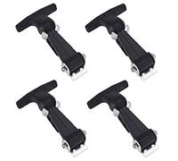 Creatyi 4 Packs Rubber Flexible Hasp T-Handle Draw Latches (Style 1.)