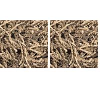 Creavvee Gift Packaging Shredded Paper Protection & Decoration Material 100g Brown (2018) (Pack of 2)