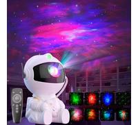 Crebeau Astronaut Galaxy Light Projector, Remote Control, USB Powered 360° Adjustable Spaceman for Room Decoration, Gifts for Children and Adults