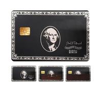 Credit Card Decals, Slim Debit Card Skin, No-Bubble Removable Creative Sticker for Credit & Debit Cards Accessory & Key
