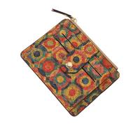 Credit Card Holder for Women Brown Simple Compact Slim Card Holder Small
