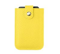 Credit Card Holder - Slim Wallet Organizer, Sign Holder | Multi-slot Minimalist Card Holder, Compact Commercial Wallet for Women Office Travel, yellow, riferimento alla descrizione, Please refer