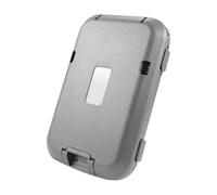 Credit Card Holder with Řfid Lock - Waterproof Aluminium Card Holder with Secure Signal Protection | Cartê Case with Řfid Lock Against Data Theft for Daily Use on the Go, Dark Gray, riferimento alla