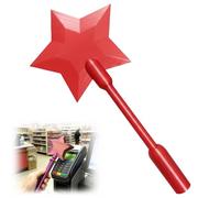 Credit Card Magic Wand, Funny Card Holder, Credit Holder, 3D Printed Magic Wand, Contactless Payment, for Technology Lovers, Cosplay Fans, Magicians, Actors, Events(Red)