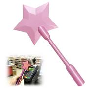 Credit Card Magic Wand, Funny Card Holder, Credit Holder, 3D Printed Magic Wand, Contactless Payment, for Technology Lovers, Cosplay Fans, Magicians, Actors, Events(Pink)