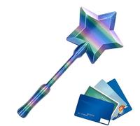 Credit Card Magice Wand - 3D Printed Wand Tapd to Pay | Contactless Payment Card Holder | Digital Payment Star Wands for Easy Checkout | Funny Presents for Kids | Suitable Scenarios for Cards Payments