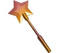 Credit Card Wand, 3D Printed Magic Wand Card Holder, Star Magic Wands Contactless Payment Card Holder, Contactless Payment Cards Holder for Adults Cosplay Magicians Performers (Golden-Yellow)