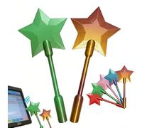 Credit Card Wand, 3D Printed Taps to Pays Wands, Contactless Various Credit Cards and Payment Cards Holder for Teens Adults Cosplay Magicians Performers Parties (GOLD+GREEN)