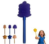 Credit Card Wand, 3D Printed Wand Taps To Pay, Star Magic Wands Contactless Payment Card Holder, Contactless Payment Cards Holder for Kids Teens Adults Cosplay Magicians Performers