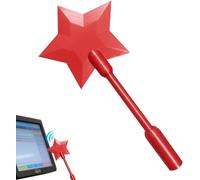 Credit Card Wand, 3D Printed Wand Taps To Pay, Star Magic Wands Contactless Payment Card Holder for Adults Shopping Cosplay Cosplay Magicians Performers (Red)