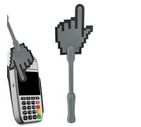 Credit Card Wand Index Finger Design Fun Contactless Stick