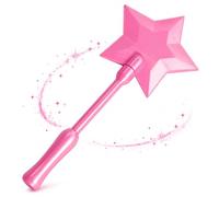 Credit Card Wand Magic Tap to Pay Contactless Holder PLA 3D Printed Star Fairy Wands Debit Payment Cards Sticks Fun Prank Toy Gift Accessories for Cosplayers Adults Performers (Pink)