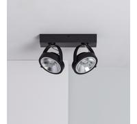 Cree 30W Dimmable Cool White LED Twin Surface Spotlight - Black