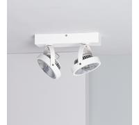 Cree 30W Dimmable Cool White LED Twin Surface Spotlight - White