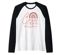 Cree en ti mismo Raglan Baseball Tee