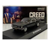 Creed 1967 Ford Mustang Coupe Matt Black 1:43 Scale Greenlight 86615