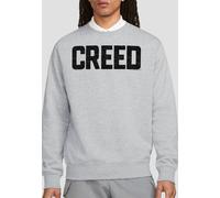 Creed Cracked Logo Sweatshirt, Athletic Heather In Grey Grey XXL