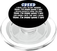 Creed Give Life To My Words Yeah I'm Doing What I Say SKZ PopSockets PopGrip for MagSafe