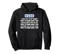 Creed Give Life To My Words Yeah I'm Doing What I Say SKZ Pullover Hoodie
