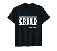 Creed It's What I Believe - Reverse Value Graphic T-Shirt