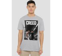 Creed Poster T-Shirt, Athletic Heather in Grey | Size: Large CREED Grey L