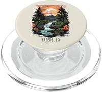 Creede Colorado USA Retro Scenic Mountain Design PopSockets PopGrip for MagSafe