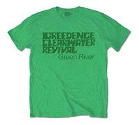 Creedence Clearwater Revival Green River Official Tee T-Shirt Mens Unisex (XX-Large)