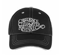 Creedence Clearwater Revival Men's Logo Baseball Cap in Black Creedence Clearwater Revival Black One Size