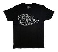 Creedence Clearwater Revival T Shirt - Classic Logo 100% Official-XL Black