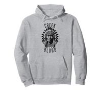 Cr lood Headdress Native American Indian Nation Pullover Hoodie