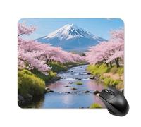 Cr herry Blossoms Mouse Pad 25 * 30cm - Non-Slip Rubber Base Mouse Mat Portable Square Desk Mat for Office, Laptop, Travel, Wireless Mice Mats - Waterproof & Durable Design