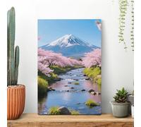 Cr herry Blossoms Wall Art for Living Room Modern Canvas Framed Prints Paintings Artwork for Walls, Minimalist Abstract Art Pictures for Hallway, Office Wall Decor 16x24inch(40x60cm)