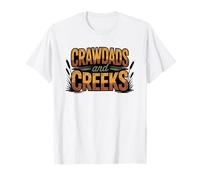 Creek Stomper Catches Crawdads Rubber Boots Summer Crawdad T-Shirt