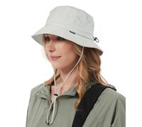 Creekstone Waterproof Bucket Hat Rain Hat Sun Hats for Women Men UV Protection Packable Summer Hat UPF50 Hiking Fishing Hat (UK, Alpha, One Size, Cool Grey)