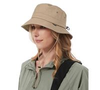 Creekstone Waterproof Bucket Hat Rain Hat Sun Hats for Women Men UV Protection Packable Summer Hat UPF50 Hiking Fishing Hat (UK, Alpha, One Size, Khaki)