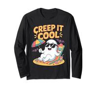 Creep It Cool Summerween Halloween Fun Long Sleeve T-Shirt