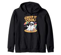 Creep It Cool Summerween Halloween Fun Zip Hoodie