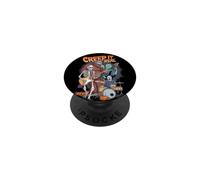Creep It Real Cool Funny Bigfoot Alien Skeleton Halloween PopSockets Adhesive PopGrip