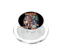 Creep It Real Cool Funny Bigfoot Alien Skeleton Halloween PopSockets PopGrip for MagSafe
