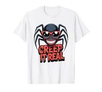 Creep It Real Cool Spider Halloween T-Shirt