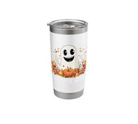 Creep It Real Cute Ghost Thumbs Up Stainless Steel Insulated Tumbler