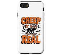 Creep It Real Halloween Cat Skateboard Funny Spooky Costume Case for iPhone SE (2020) / 7/8