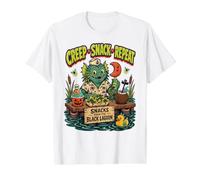 Creep Snack Repeat Summerween Lagoon Value Graphic T-Shirt, Men, White, S