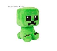 (Creeper, 26cm/10.2in) Minecraft Plush Toys Minecraft Creeper Enderman Pig Bear Stuffed Toys Pixel Doll