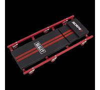 Creeper 40" with Steel Frame, 6 Wheels & Adjustable Headrest Deluxe American-Style