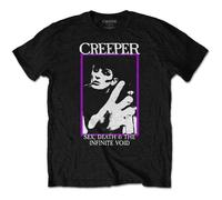Creeper T Shirt Infinite Void Band Logo Official Mens Black XXL